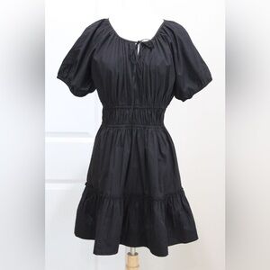 J. Crew Cinched-waist puff-sleeve dress (D4)